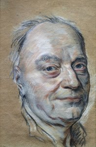 Prosper Jolyot de Crebillonin (1674-1762) muotokuva 1761